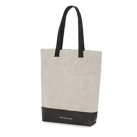 Moleskine The Go Shopper Black and Grey Minimalist Tote Bag, NWT. - Picture 7 of 11